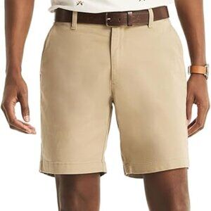 Nautica Men's 8.5-inch Deck Shorts, Khaki, 33